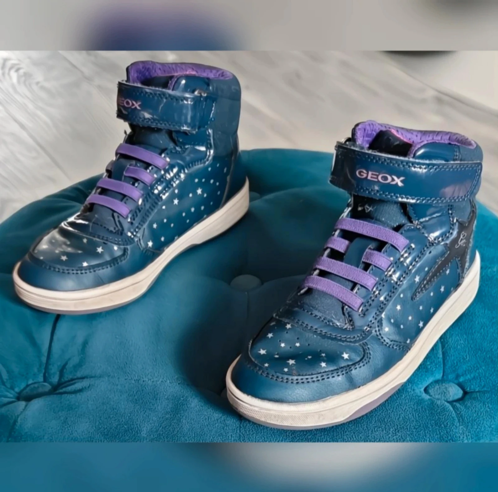 Blue/Purple Geox J Maltin Girl A Sneakers size 31 – photo 5